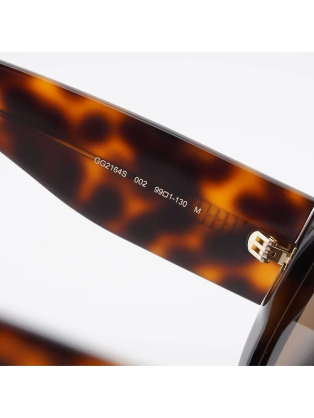 Gucci GG2164S 002 Sunglasses Havana Shield Frame, Brown Lenses